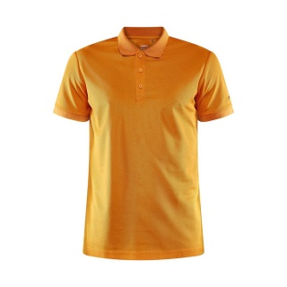 Craft Sport-Polo Core Unify (funktionelles Recyclingpolyester) orange Herren